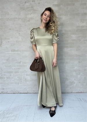 Benuti solid kjole Light Green Neo Noir 